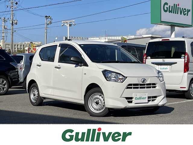 ダイハツ ミラ イース B SAⅢ 青森県 2025(令7)年 0.1万km ホワイト ワンオーナー/４WD/保証書/取説/スペアキー/純正CD/衝突被害軽減システム/オートライト/オートマチックハイビーム
