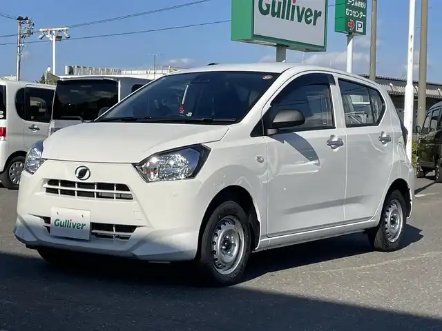 ダイハツ ミラ イース B SAⅢ 青森県 2025(令7)年 0.1万km ホワイト ワンオーナー/４WD/保証書/取説/スペアキー/純正CD/衝突被害軽減システム/オートライト/オートマチックハイビーム