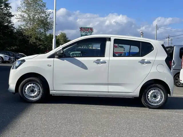 ダイハツ ミラ イース B SAⅢ 青森県 2025(令7)年 0.1万km ホワイト ワンオーナー/４WD/保証書/取説/スペアキー/純正CD/衝突被害軽減システム/オートライト/オートマチックハイビーム