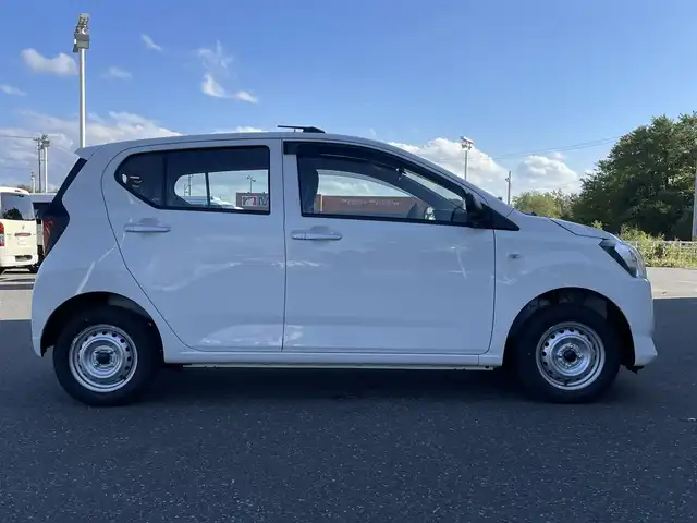 ダイハツ ミラ イース B SAⅢ 青森県 2025(令7)年 0.1万km ホワイト ワンオーナー/４WD/保証書/取説/スペアキー/純正CD/衝突被害軽減システム/オートライト/オートマチックハイビーム