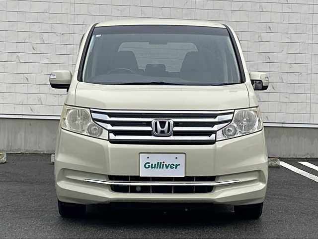 ホンダ ステップワゴン G コンフォートセレクション 山形県 2012(平24)年 5.4万km ヒダマリアイボリーパール 純正HDDナビ/(DVD/ワンセグ/MSV/USB)/バックカメラ/両側パワースライドドア/クルーズコントロール/アイドリングストップ/ステアリングスイッチ/ビルトインETC/HIDヘッドライト/フロアマット/ドアバイザー/ウィンカーミラー/スマートキー