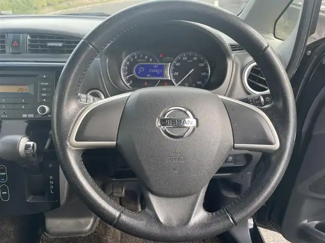 日産 デイズ ハイウェイスター Vセレ +Safty 福島県 2014(平26)年 5.1万km ブラック オーディオ/【CD/AUX】/アラウンドビューモニター/HIDライト/アイドリングストップ/プッシュスタート/純正フロアマット/純正ドアバイザー