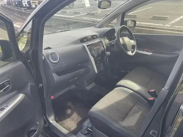 日産 デイズ ハイウェイスター Vセレ +Safty 福島県 2014(平26)年 5.1万km ブラック オーディオ/【CD/AUX】/アラウンドビューモニター/HIDライト/アイドリングストップ/プッシュスタート/純正フロアマット/純正ドアバイザー