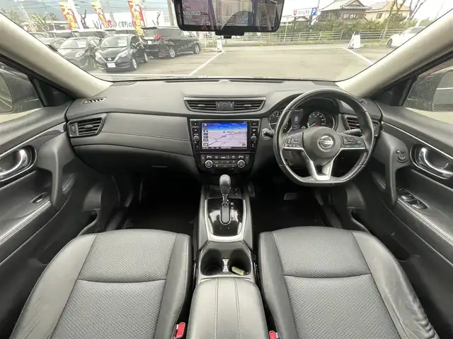 日産 エクストレイル 20X 愛媛県 2018(平30)年 11.3万km ダイヤモンドブラック 純正9型ナビ(AM/FM/CD/DVD/BD/BT/フルセグTV)/純正後席天吊モニター/全周囲カメラ/プロパイロット/インテリジェントルームミラー/ブラインドスポットモニター/クリアランスソナー/アイドリングストップ/電動パーキングブレーキ/ドライブレコーダー/電動リアゲート/ルーフレール/電格ミラー/ETC/LEDヘッドライト/3列シート/純正フロアマット/ステアリングリモコン/ISOFIX/現状サマー(純正AW)(225/60/R18)/TOYOTIRES PROXES CL1 SUV