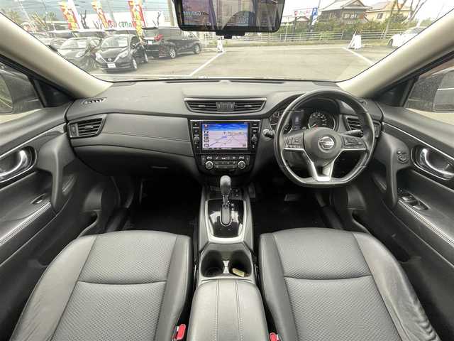 日産 エクストレイル 20X 愛媛県 2018(平30)年 11.3万km ダイヤモンドブラック 純正9型ナビ(AM/FM/CD/DVD/BD/BT/フルセグTV)/純正後席天吊モニター/全周囲カメラ/プロパイロット/インテリジェントルームミラー/ブラインドスポットモニター/クリアランスソナー/アイドリングストップ/電動パーキングブレーキ/ドライブレコーダー/電動リアゲート/ルーフレール/電格ミラー/ETC/LEDヘッドライト/3列シート/純正フロアマット/ステアリングリモコン/ISOFIX/現状サマー(純正AW)(225/60/R18)/TOYOTIRES PROXES CL1 SUV