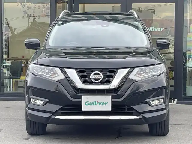 日産 エクストレイル 20X 愛媛県 2018(平30)年 11.3万km ダイヤモンドブラック 純正9型ナビ(AM/FM/CD/DVD/BD/BT/フルセグTV)/純正後席天吊モニター/全周囲カメラ/プロパイロット/インテリジェントルームミラー/ブラインドスポットモニター/クリアランスソナー/アイドリングストップ/電動パーキングブレーキ/ドライブレコーダー/電動リアゲート/ルーフレール/電格ミラー/ETC/LEDヘッドライト/3列シート/純正フロアマット/ステアリングリモコン/ISOFIX/現状サマー(純正AW)(225/60/R18)/TOYOTIRES PROXES CL1 SUV