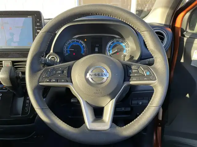 日産 デイズ HWS G ターボ プロパイロットED 宮崎県 2019(令1)年 1.8万km プレミアムサンシャインオレンジ 純正ナビ/(AM.FM.Bluetooth.DVD.CD.USB)/アラウンドビューカメラ/ETC/ドライブレコーダー/プロパイロット/レーダークルーズコントロール/アイドリングストップ/オートライト/オートエアコン/ステアリングスイッチ/パワーステアリング/パワーウィンドウ/電格ミラー/スマートキー/スペアキー