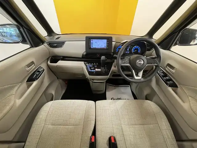 日産 ルークス X 群馬県 2020(令2)年 7.8万km アッシュブラウンM 安全装備/・衝突軽減ブレーキ/・横滑り防止/・アラウンドビューモニター/・レーンキープアシスト/・コーナーセンサー/純正7インチワイドナビ/・AM/FM/AUX/・Bluetooth/CD/・フルセグTV/SD/片側電動スライドドア/ETC/純正ドアバイザー/純正フロアマット/スマートキー/プッシュスタート