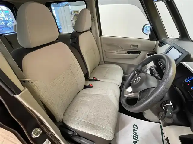 日産 ルークス X 群馬県 2020(令2)年 7.8万km アッシュブラウンM 安全装備/・衝突軽減ブレーキ/・横滑り防止/・アラウンドビューモニター/・レーンキープアシスト/・コーナーセンサー/純正7インチワイドナビ/・AM/FM/AUX/・Bluetooth/CD/・フルセグTV/SD/片側電動スライドドア/ETC/純正ドアバイザー/純正フロアマット/スマートキー/プッシュスタート