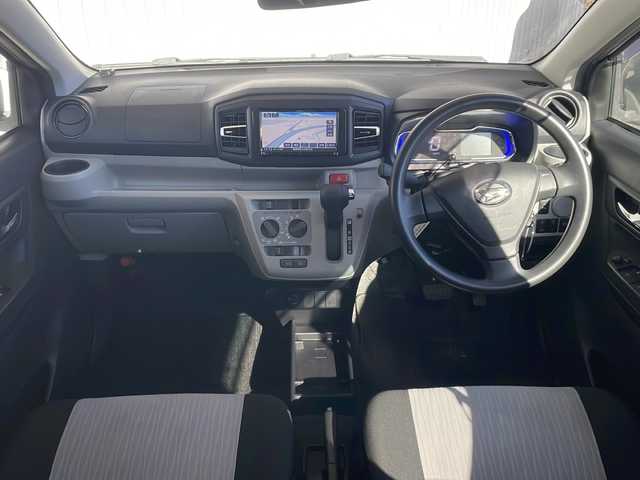 ダイハツ ミラ イース X SAⅢ 長野県 2018(平30)年 4.2万km ホワイト スマートアシストIII/ケンウッドメモリーナビ/前後コーナーセンサー/アイドリングストップ/オートハイビーム/プライバシーガラス/ＬＥＤヘッドライト/キーレス