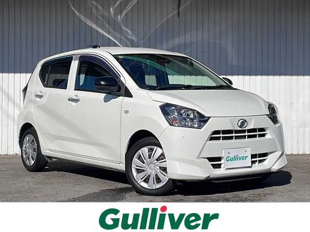 ダイハツ ミラ イース X SAⅢ 長野県 2018(平30)年 4.2万km ホワイト スマートアシストIII/ケンウッドメモリーナビ/前後コーナーセンサー/アイドリングストップ/オートハイビーム/プライバシーガラス/ＬＥＤヘッドライト/キーレス