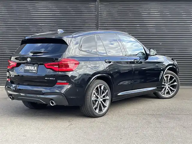 ＢＭＷ Ｘ３ xDrive20d Mスポーツ 静岡県 2021(令3)年 4万km サファイアブラックP サンルーフ/茶革/アンビエントライト/harman/kardonサウンドスピーカー/ヘッドアップディスプレイ/セレクトパッケージ/・ランバーサポート/・リヤシートヒーティング/・ポプラグレーファインウッドインテリアトリム/・パールクロームハイライト/メモリー付パワーシート/HDDナビ/(Bluetooth/AppleCarPlay/USB/フルセグ)/ワイヤレス充電/ACC/BSM/DSC/CBC/HDC/M ライトアロイホイールダブルスポークスタイリング/電動リアゲート/アダプティブLEDヘッドライト/ETC/ドライブレコーダー/保証書/取扱説明書