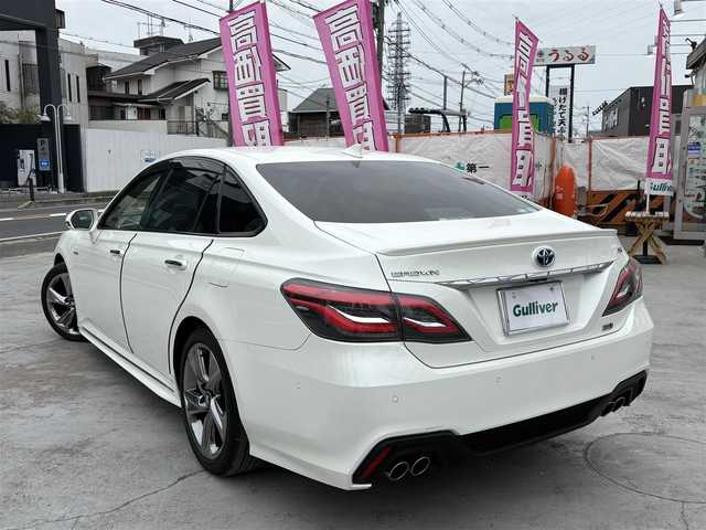 トヨタ クラウン ハイブリッド RS アドバンス 香川県 2019(令1)年 3.3万km ホワイトパールクリスタルシャイン ワンオーナー禁煙車/32383キロ/車検：R８年5月19日まで有効/セーフティセンスパッケージプラス/レザーシートパッケージ/ブラインドスポットモニター/デジタルインナーミラー/純正ドライブレコーダー前後車内/360℃アラウンドビューモニター/レーダークルーズ/TVキャンセラー/Bluetooth/メモリーシート/パワーシート/クリアランスソナー/スマートキー２個/保証書/説明書