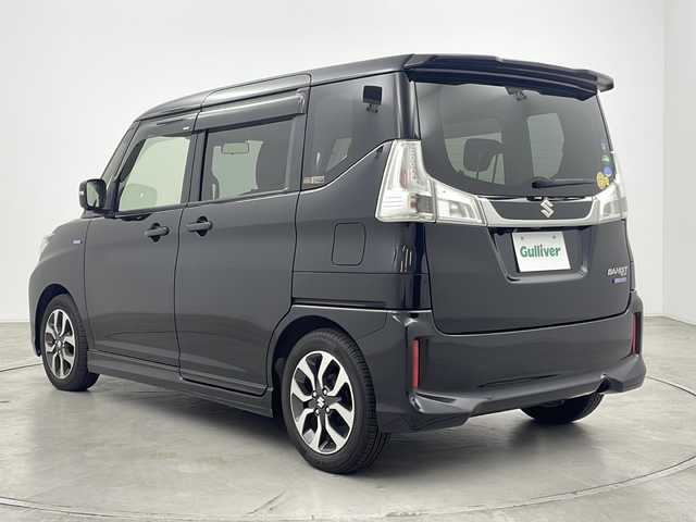 スズキ ソリオ バンディット HV MV Dカメラ ブレーキS 群馬県 2016(平28)年 5.3万km スーパーブラックパール 純正ナビ　全周囲カメラ　片側電動スライドドア　クルーズコントロール　革巻きステアリング　衝突被害軽減ブレーキ　レーンアシスト　シートヒーター　ＬＥＤヘッドライト　フォグランプ　スマートキー　禁煙車