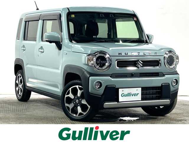 スズキ ハスラー HYBRID X 大阪府 2020(令2)年 2.7万km オフブルーM 純正ナビ(フルセグ/DVD再生/Bluetooth) 360カメラ ETC 衝突軽減 クリアランスソナー レーンアシスト アイドリングストップ シートヒーター スマートキー Pスタート オートライト