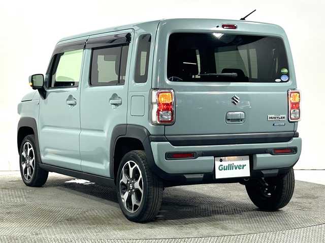 スズキ ハスラー HYBRID X 大阪府 2020(令2)年 2.7万km オフブルーM 純正ナビ(フルセグ/DVD再生/Bluetooth) 360カメラ ETC 衝突軽減 クリアランスソナー レーンアシスト アイドリングストップ シートヒーター スマートキー Pスタート オートライト
