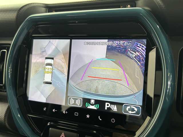スズキ ハスラー HYBRID X 大阪府 2020(令2)年 2.7万km オフブルーM 純正ナビ(フルセグ/DVD再生/Bluetooth) 360カメラ ETC 衝突軽減 クリアランスソナー レーンアシスト アイドリングストップ シートヒーター スマートキー Pスタート オートライト