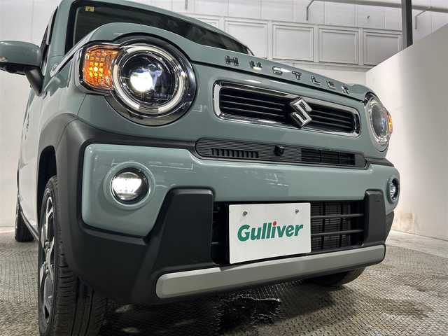 スズキ ハスラー HYBRID X 大阪府 2020(令2)年 2.7万km オフブルーM 純正ナビ(フルセグ/DVD再生/Bluetooth) 360カメラ ETC 衝突軽減 クリアランスソナー レーンアシスト アイドリングストップ シートヒーター スマートキー Pスタート オートライト