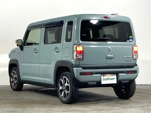 スズキ ハスラー HYBRID X 大阪府 2020(令2)年 2.7万km オフブルーM 純正ナビ(フルセグ/DVD再生/Bluetooth) 360カメラ ETC 衝突軽減 クリアランスソナー レーンアシスト アイドリングストップ シートヒーター スマートキー Pスタート オートライト
