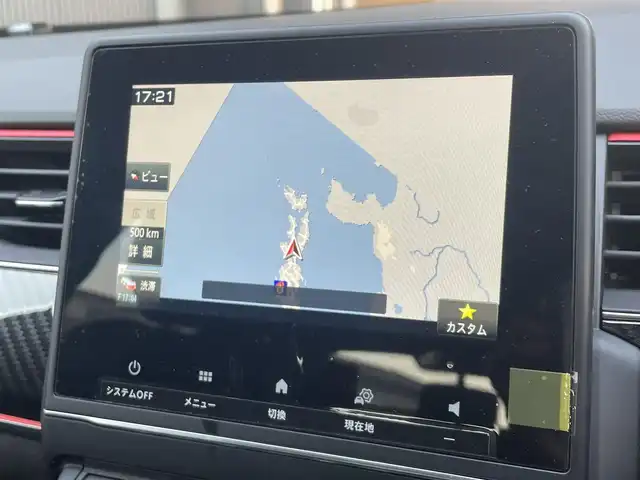 ルノー ルノー アルカナ RSライン E-テックハイブリッド 香川県 2022(令4)年 1.6万km パール ACC/社外ナビ/地デジ/CarPlay/全方位カメラ/ハーフレザーシート/前席パワーシート/前席シートヒーター/LKA/BSM/ETC/純正18インチアルミ/前のみドラレコ/スマートキー