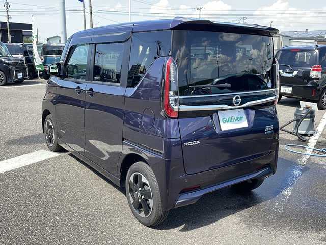 日産 ルークス HWS X プロパイロットED 新潟県 2020(令2)年 5.5万km アメジストパープル 4WD/純正9インチナビ(MM319D-L)/(AM/FM/CD/DVD/Bluetooth)/フルセグTV/プロパイロット/エマージェンシーブレーキ/レーンキープアシスト/アラウンドビューモニター/バックカメラ/両側パワースライドドア/ドライブレコーダー/D/N席シートヒーター/LEDヘッドライト/ビルトインETC/電動パーキング/SOSコール/コーナーセンサー/スマートキー/プッシュスタート/アイドリングストップ/ステアリングスイッチ/電動格納ミラー/純正14インチアルミホイール/保証書