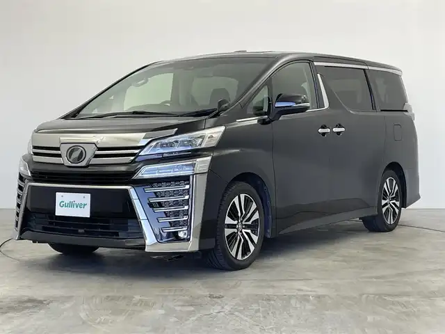トヨタ ヴェルファイア Z Gエディション 群馬県 2018(平30)年 4.8万km ブラック 純正10インチSDナビ　両側パワースライドドア　パワーバックドア　フリップダウンモニター　サンルーフ　クルーズコントロール　ステアリングスイッチ　プッシュスタート　スマートキー　エアシート　ハンドルヒーター　ETC　LEDヘッドライト　パワーシート　