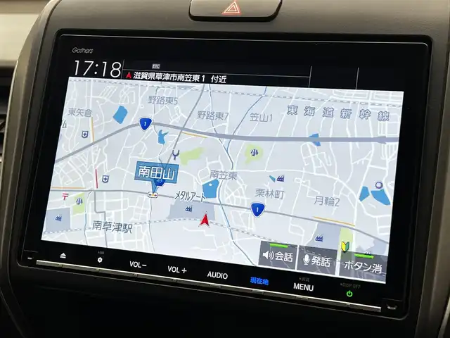 ホンダ フリード ハイブリット G ホンダセンシング 滋賀県 2020(令2)年 6.4万km クリスタルブラックパール 純正9インチナビ/ＣＤ/DVD/USB/Bluetooth/フルセグテレビ/バックカメラ/ホンダセンシング/両側パワースライドドア/ハーフレザーシート/LEDヘッドライト/オートライト/プッシュスタート/スマートキー/純正フロアマット