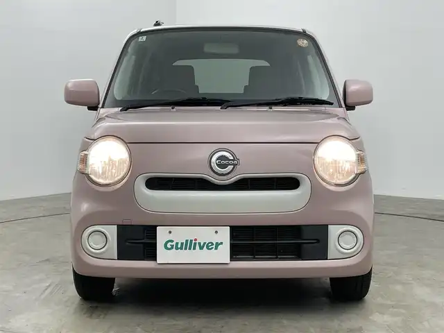 ダイハツ ミラ ココア X 岡山県 2016(平28)年 4.8万km ムースピンクパール 社外ＳＤナビ【MDV-D502BT】/（フルセグ／Ｂｌｕｅｔｏｏｔｈ／ＦＭ・ＡＭ／ＵＳＢ　）/純正フロアマット/スマートキー　/アイドリングストップ　/横滑り防止装置　/ヘッドライトレベライザー　/電格ミラー　/ミュージックサーバー/ミュージックプレイヤー/ＡＣＣ/純正ホイールキャップ