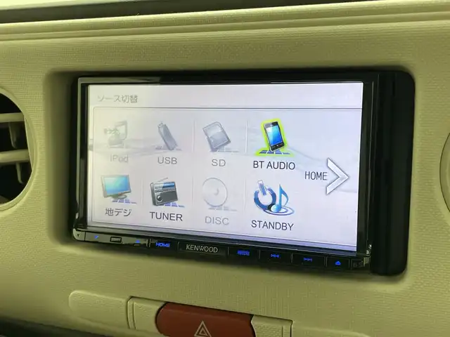 ダイハツ ミラ ココア X 岡山県 2016(平28)年 4.8万km ムースピンクパール 社外ＳＤナビ【MDV-D502BT】/（フルセグ／Ｂｌｕｅｔｏｏｔｈ／ＦＭ・ＡＭ／ＵＳＢ　）/純正フロアマット/スマートキー　/アイドリングストップ　/横滑り防止装置　/ヘッドライトレベライザー　/電格ミラー　/ミュージックサーバー/ミュージックプレイヤー/ＡＣＣ/純正ホイールキャップ