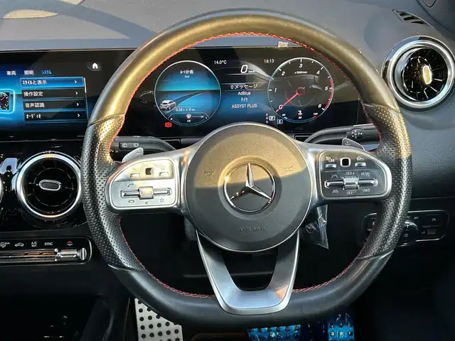 メルセデス・ベンツ Ｂ２００ｄ AMGライン 香川県 2021(令3)年 3.5万km ポーラホワイト アクティブブレーキアシスト/アクティブレーンキーピングアシスト/ブラインドスポット/レーンチェンジアシスト/ワイヤレス充電/ACC/純正ナビ/Bluetooth/地デジ/フロントドラレコ/ETC2.0/オートライト/パドルシフト/シートヒーター/パワーシート/ハーフレザーシート/純正18インチアルミ/コーナーセンサー