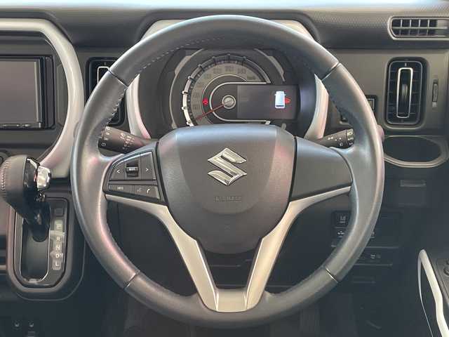 スズキ ハスラー HYBRID X 埼玉県 2021(令3)年 2.7万km ピュアホワイトP レーダーブレーキサポート/社外メモリーナビ/　　CD/BT/ワンセグ/バックカメラ/LEDオートライト/純正15インチアルミホイール/社外ETC