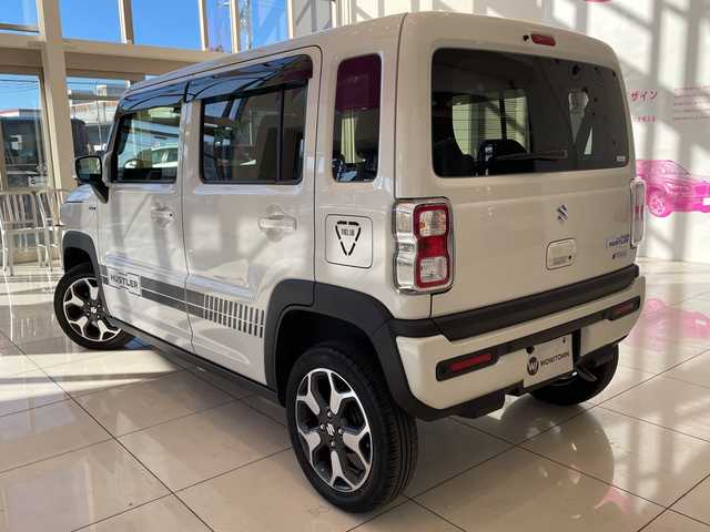 スズキ ハスラー HYBRID X 埼玉県 2021(令3)年 2.7万km ピュアホワイトP レーダーブレーキサポート/社外メモリーナビ/　　CD/BT/ワンセグ/バックカメラ/LEDオートライト/純正15インチアルミホイール/社外ETC