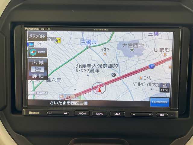 スズキ ハスラー HYBRID X 埼玉県 2021(令3)年 2.7万km ピュアホワイトP レーダーブレーキサポート/社外メモリーナビ/　　CD/BT/ワンセグ/バックカメラ/LEDオートライト/純正15インチアルミホイール/社外ETC