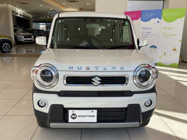 スズキ ハスラー HYBRID X 埼玉県 2021(令3)年 2.7万km ピュアホワイトP レーダーブレーキサポート/社外メモリーナビ/　　CD/BT/ワンセグ/バックカメラ/LEDオートライト/純正15インチアルミホイール/社外ETC