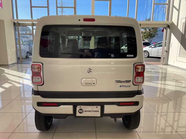 スズキ ハスラー HYBRID X 埼玉県 2021(令3)年 2.7万km ピュアホワイトP レーダーブレーキサポート/社外メモリーナビ/　　CD/BT/ワンセグ/バックカメラ/LEDオートライト/純正15インチアルミホイール/社外ETC