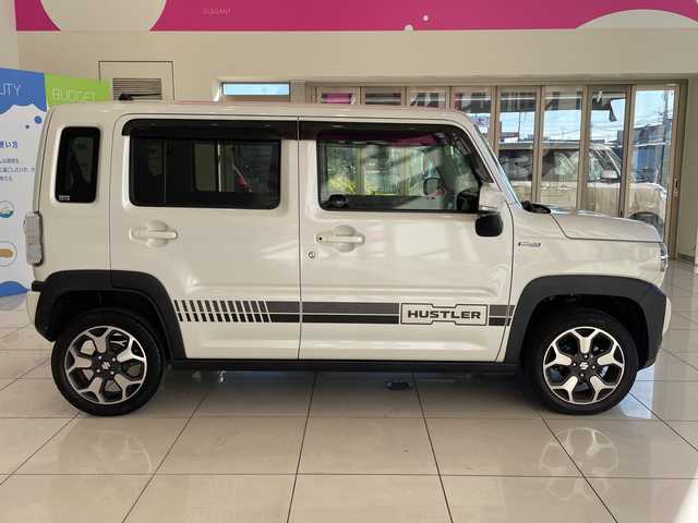 スズキ ハスラー HYBRID X 埼玉県 2021(令3)年 2.7万km ピュアホワイトP レーダーブレーキサポート/社外メモリーナビ/　　CD/BT/ワンセグ/バックカメラ/LEDオートライト/純正15インチアルミホイール/社外ETC