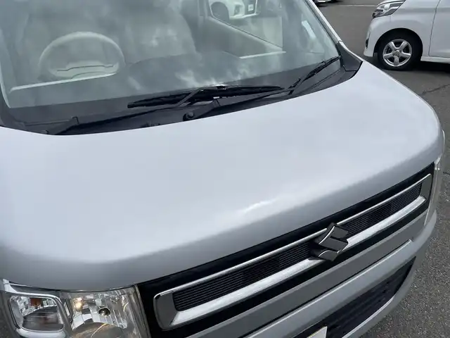 スズキ ワゴンＲ HYBRID FX 山形県 2018(平30)年 1.9万km シルキーシルバーメタリック 4WD/社外オーディオ/アイドリングストップ/シートヒーター/ミラーヒーター/横滑り防止装置/ヘッドライトレベライザー/キーレスキー/純正フロアマット/ドアバイザー/スペアキーあり
