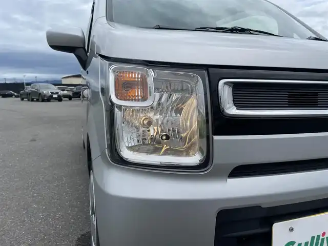 スズキ ワゴンＲ HYBRID FX 山形県 2018(平30)年 1.9万km シルキーシルバーメタリック 4WD/社外オーディオ/アイドリングストップ/シートヒーター/ミラーヒーター/横滑り防止装置/ヘッドライトレベライザー/キーレスキー/純正フロアマット/ドアバイザー/スペアキーあり