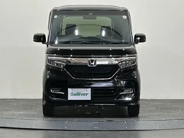 ホンダ Ｎ ＢＯＸ カスタム G L ターボ ホンダセンシング 愛媛県 2018(平30)年 4.3万km クリスタルブラックパール 純正SDナビ（Bluetooth フルセグTV CD　DVD　）　バックカメラ 両側パワースライドドア レーダークルーズコントロール LEDヘッドライト 衝突軽減  オートライト ハーフレザー