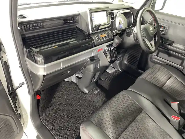 スズキ スペーシア カスタム HYBRID XS ターボ 神奈川県 2020(令2)年 6.3万km ピュアホワイトP SDナビゲーション/フルセグ　CD　DVD　Bluetooth　USB　AM　FM　iPod　VTR　/両側パワースライドドア　/ターボ/セーフティサポート　/リアパーキングセンサー/クルーズコントロール/ハーフレザーシート/D席シートヒーター/革巻きステアリング/ビルトインETC/スマートキー/プッシュスタート/リアヒーターダクト/サンシェード/アイドリングストップ/純正サイドシル/リアスポイラー/LEDヘッドライト/オートライト/ハイビームアシスト