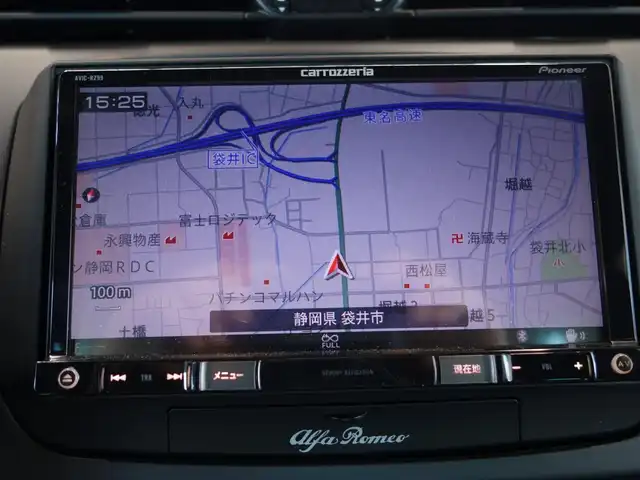 アルファロメオ ジュリエッタ クアドリフォリオ ヴェルデ 静岡県 2016(平28)年 5.6万km 赤 車検R9年7月/禁煙車/左ハンドル・ターボエンジン/社外7インチナビ/　carrozzeria(AVIC-RZ99)/  DVD/CD/BT/フルセグTV/  MSV/SD/バックカメラ/ETC/キセノンランプ/オートライト/パドルシフト/ステアリングリモコン/アルカンターラ＋黒革シート/純正18インチAW/純正トノカバー/純正フロアマット