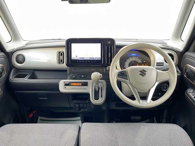 スズキ ワゴンＲ スマイル HYBRID X 山形県 2022(令4)年 1.1万km オフブルーM 禁煙車/デュアルカメラブレーキサポート/スズキセーフティサポート/・後退時ブレーキサポート/・車線逸脱抑制制御機能/・車線逸脱警報機能/・パーキングソナー/・横滑り防止装置（ＥＳＰ）/純正ナビ(CD.DVD.USB.smartphoneLink)/全方位カメラ/フルセグ/両側パワースライドドア/アイドリングストップ/ドライブレコーダー/プッシュスタート/スマートキー/LEDヘッドライト