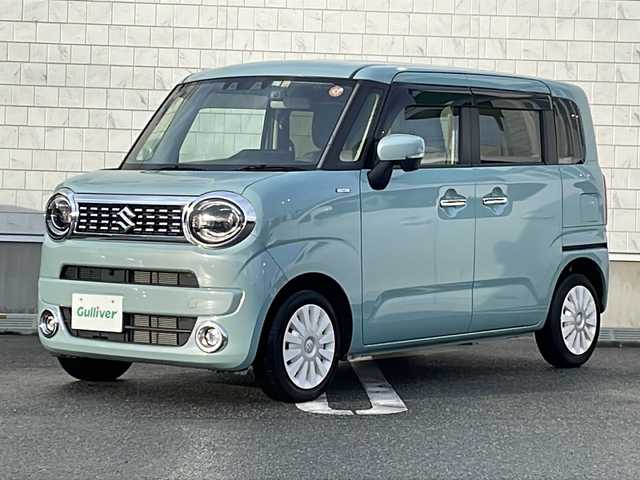 スズキ ワゴンＲ スマイル HYBRID X 山形県 2022(令4)年 1.1万km オフブルーM 禁煙車/デュアルカメラブレーキサポート/スズキセーフティサポート/・後退時ブレーキサポート/・車線逸脱抑制制御機能/・車線逸脱警報機能/・パーキングソナー/・横滑り防止装置（ＥＳＰ）/純正ナビ(CD.DVD.USB.smartphoneLink)/全方位カメラ/フルセグ/両側パワースライドドア/アイドリングストップ/ドライブレコーダー/プッシュスタート/スマートキー/LEDヘッドライト