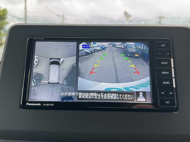 日産 ルークス ハイウェイスター X 大阪府 2021(令3)年 1.9万km ホワイトパール １オーナー　アラウンドビューモニター　エマージェンシーブレーキ　片側パワースライドドア　社外ナビ　フルセグ　Ｂｌｕｅｔｏｏｔｈ　ＤＶＤ／ＣＤ　ドライブレコーダー　ビルドインＥＴＣ　オートＬＥＤヘッドライト　三点エアバック　スペアキー　ウィンカーミラー　アイドリングストップ　プッシュスタート　純正ホイール　純正オーディオ
