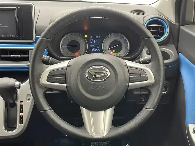 ダイハツ キャスト アクティバ G SAⅡ 愛知県 2015(平27)年 3.7万km スプラッシュブルーM 社外ナビ　スマートアシストII　禁煙車　Ｂｌｕｅｔｏｏｔｈ　ＤＶＤ再生　ＬＥＤオートライト　フォグランプ　衝突軽減　レーンキープ　純正アルミホイール　プッシュスタート　スマートキー　アイドリングストップ