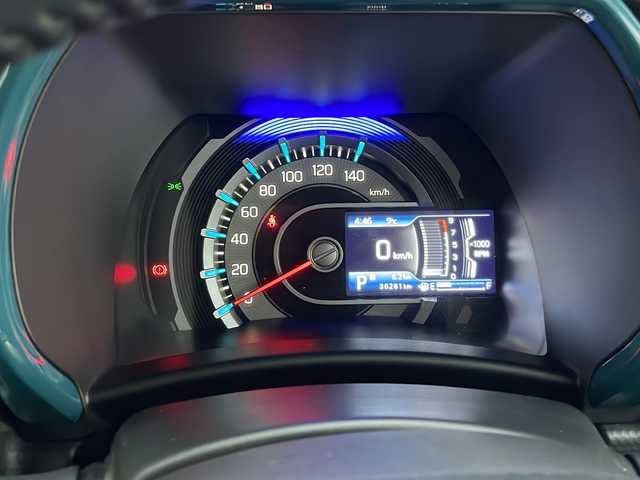 スズキ ハスラー HYBRID X ターボ 山口県 2020(令2)年 3.7万km デニムブルー ガンメタリック 2トーン デュアルカメラブレーキ/レーンキープ/レーダークルーズ/社外8インチSDナビ（AVIC-RL711）/ フルセグTV/CD/DVD/Bluetooth/USB/Bカメラ/LEDヘッドライト/オートライト/ウィンカーミラー/シートヒーター/パドルシフト/ETC/純正15インチアルミホイール/純正フロアマット