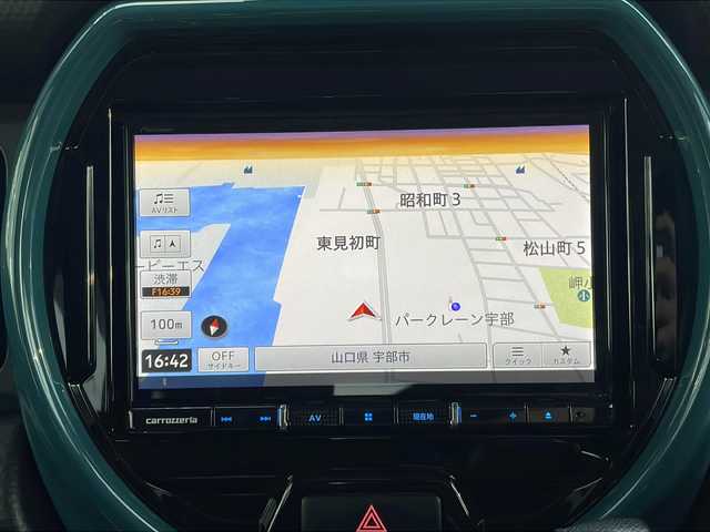 スズキ ハスラー HYBRID X ターボ 山口県 2020(令2)年 3.7万km デニムブルー ガンメタリック 2トーン デュアルカメラブレーキ/レーンキープ/レーダークルーズ/社外8インチSDナビ（AVIC-RL711）/ フルセグTV/CD/DVD/Bluetooth/USB/Bカメラ/LEDヘッドライト/オートライト/ウィンカーミラー/シートヒーター/パドルシフト/ETC/純正15インチアルミホイール/純正フロアマット