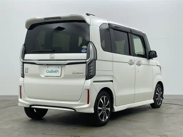 ホンダ Ｎ ＢＯＸ カスタム G L ホンダセンシング 岡山県 2017(平29)年 9万km プレミアムホワイトパールⅡ 純正メモリナビ/VXM-184VFi/（CD/DVD/TV/BT)/バックカメラ/片側パワースライドドア/LEDヘッドライト/フォグランプ/オートライト/ETC/USB端子/ホンダセンシング/衝突軽減ブレーキ/車線維持支援/レーダークルーズコントロール/純正ラバーマット/純正ドアバイザー/スペアキー1個