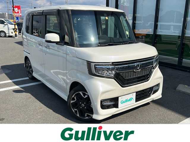 ホンダ Ｎ ＢＯＸ カスタム G L ターボ ホンダセンシング 岐阜県 2018(平30)年 2.1万km プレミアムホワイトパールⅡ ホンダセンシング/-追従型クルーズコントロール/-車線逸脱警報/-前車発信お知らせ/-オートハイビーム/-標識認識/両側パワースライドドア/純正ナビ/フルセグTV/ターボ/LEDヘッドランプ/Bluetooth接続