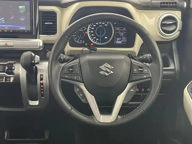 スズキ クロスビー HYBRID MZ 愛知県 2022(令4)年 1.5万km ピュアホワイトP 純正８型ナビ　フルセグＴＶ　Ｂｌｕｅｔｏｏｔｈ　全方位カメラ　シートヒーター　純正前後ドラレコナビ連動　デュアルカメラブレーキ　衝突軽減　追従クルコン　リヤパーキングセンサー　ＬＥＤオートライト　禁煙